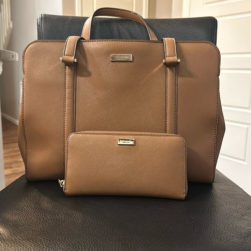 Kate Spade tote and wallet set